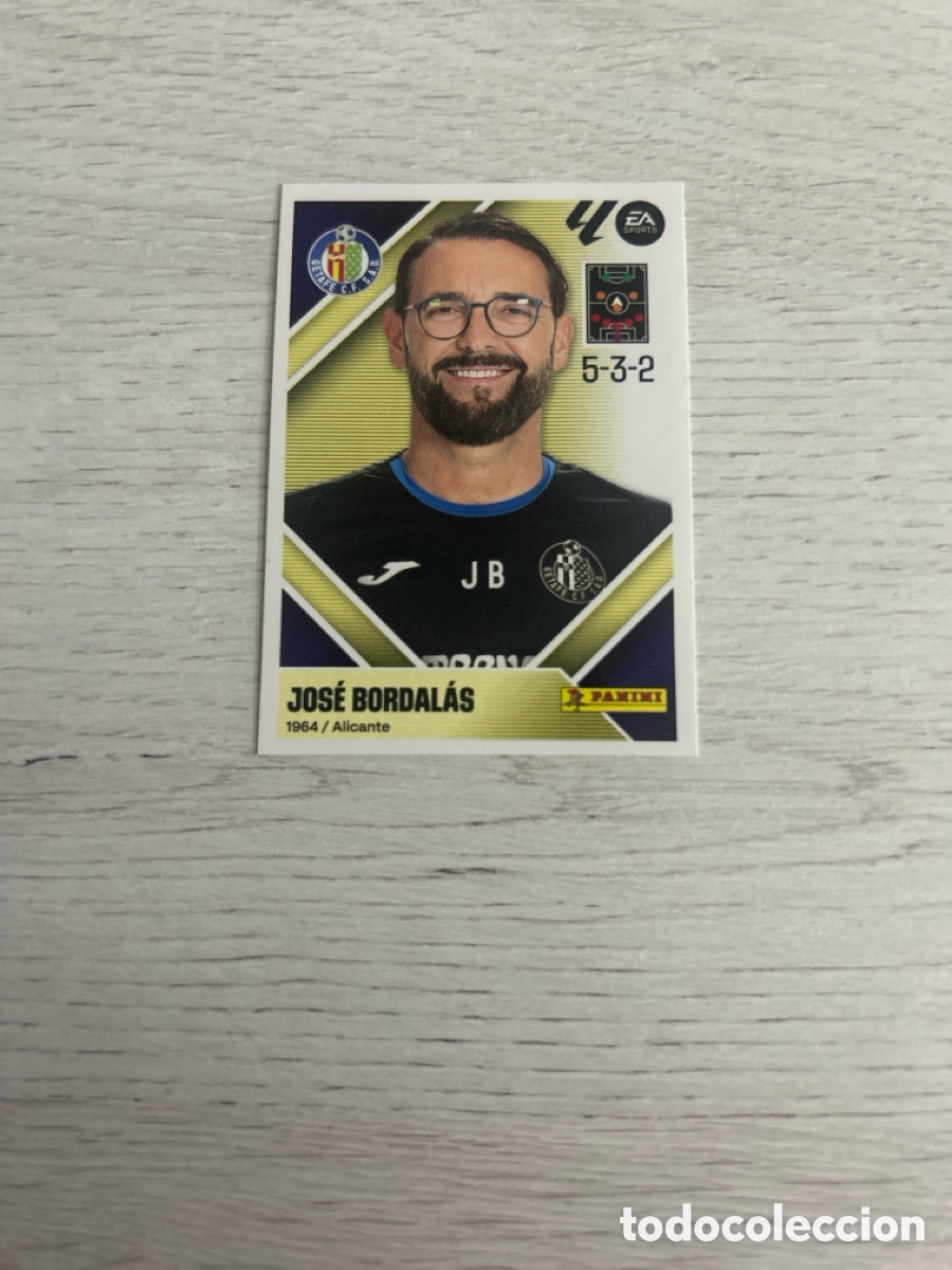 Figurine di Calcio: Jose Bordal&aacute;s 2 Entrenador Getafe Liga Este 2026/27 26-27 Panini