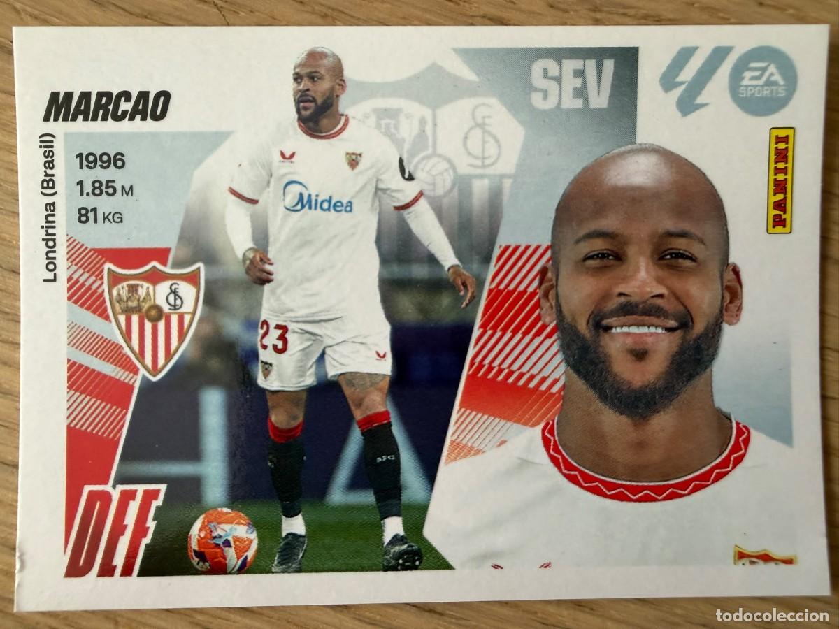 Figurine di Calcio: 7B 7 B MARCAO SEVILLA 25 26 2025 2026 LIGA EA SPORTS COLECCIONES ESTE SIN PEGAR STICKER