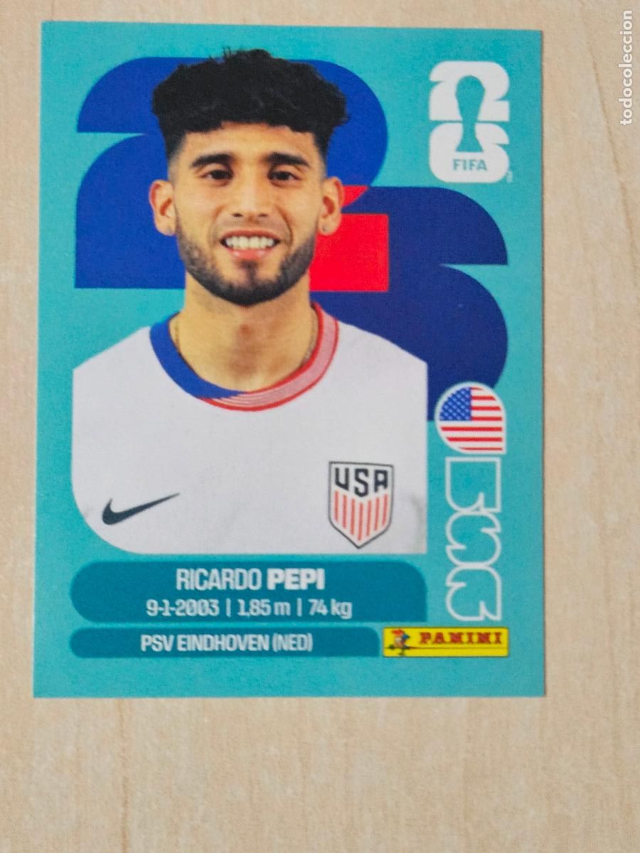 Cromos de Futebol: CROMO USA18 USA 18 RICARDO PEPI EEUU - MUNDIAL FIFA WORLD CUP 2026 STICKER PANINI SIN PEGAR