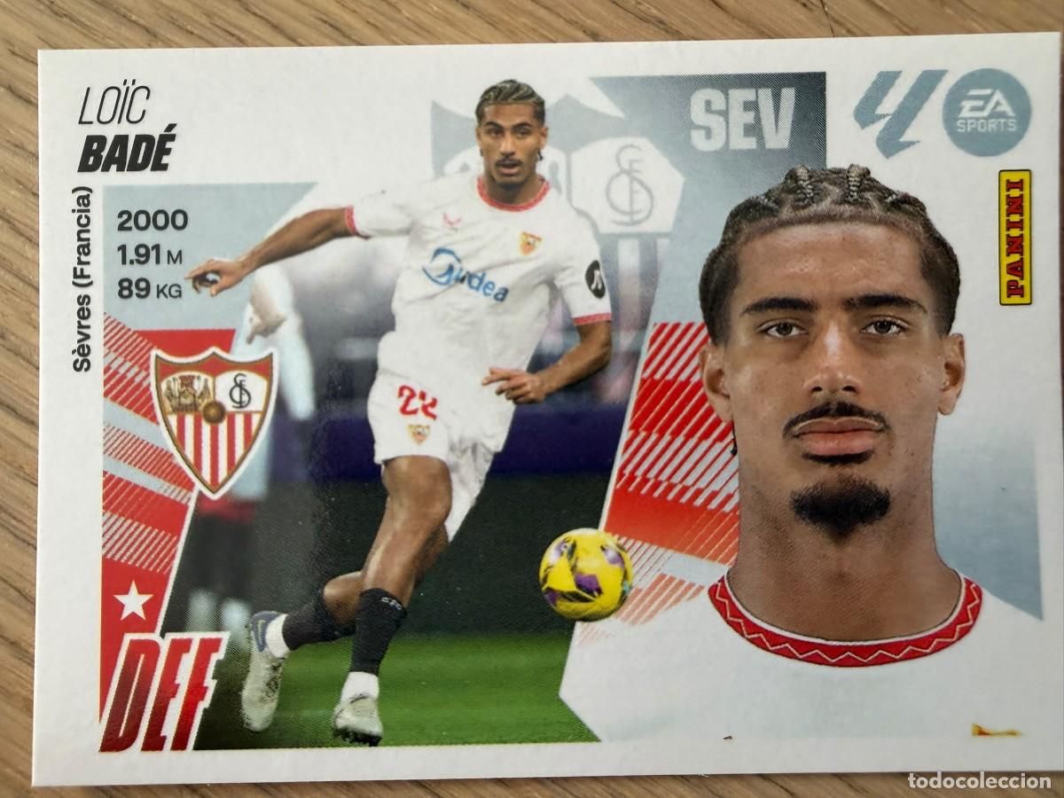 Cromos de f&uacute;tbol: 8 BADE SEVILLA 25 26 2025 2026 LIGA EA SPORTS COLECCIONES ESTE SIN PEGAR STICKER
