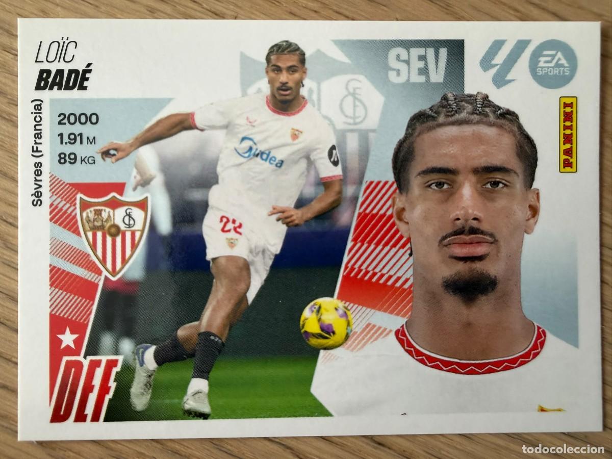 Cromos de f&uacute;tbol: 8 BADE SEVILLA 25 26 2025 2026 LIGA EA SPORTS COLECCIONES ESTE SIN PEGAR STICKER