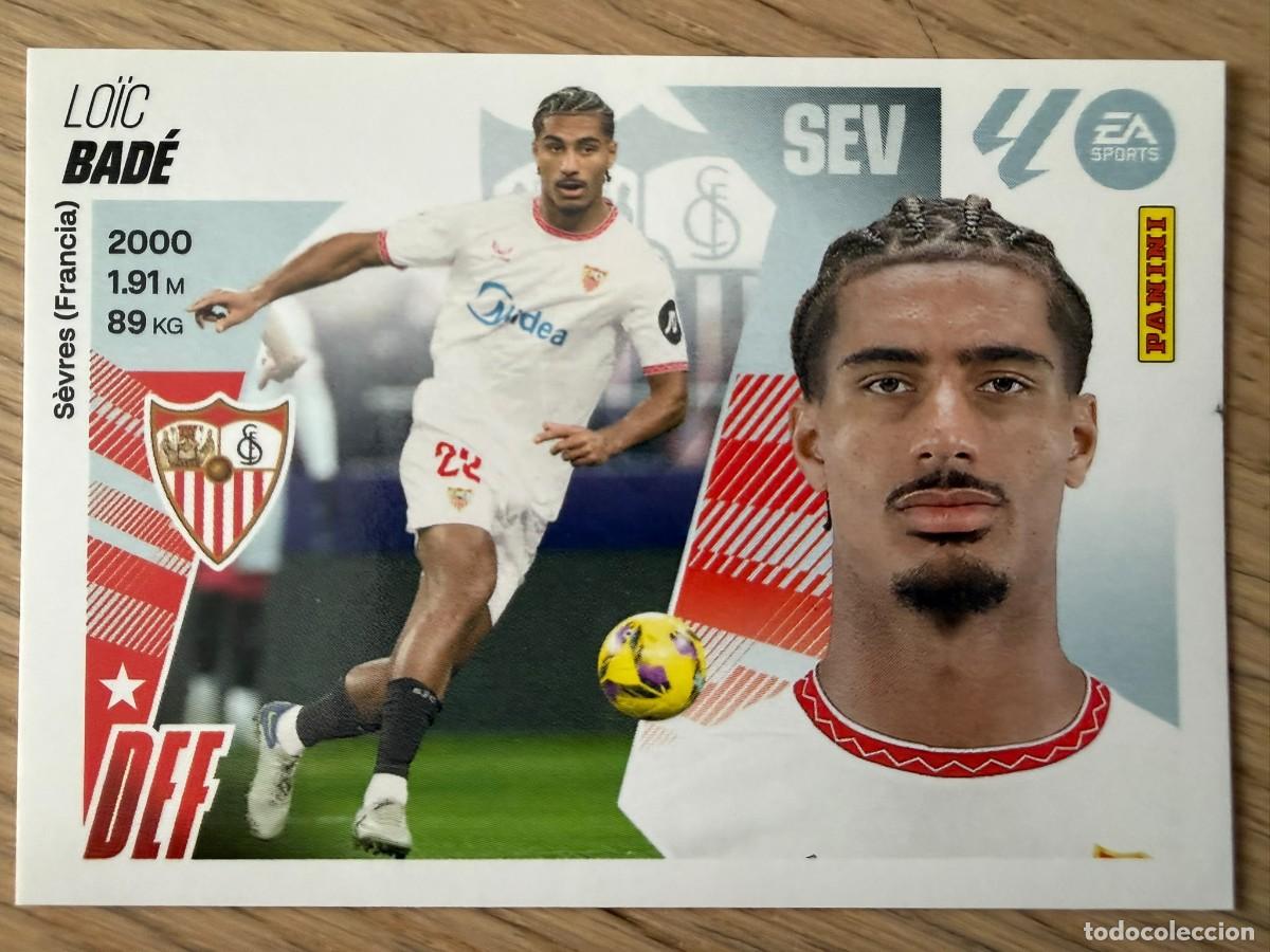 Cromos de f&uacute;tbol: 8 BADE SEVILLA 25 26 2025 2026 LIGA EA SPORTS COLECCIONES ESTE SIN PEGAR STICKER