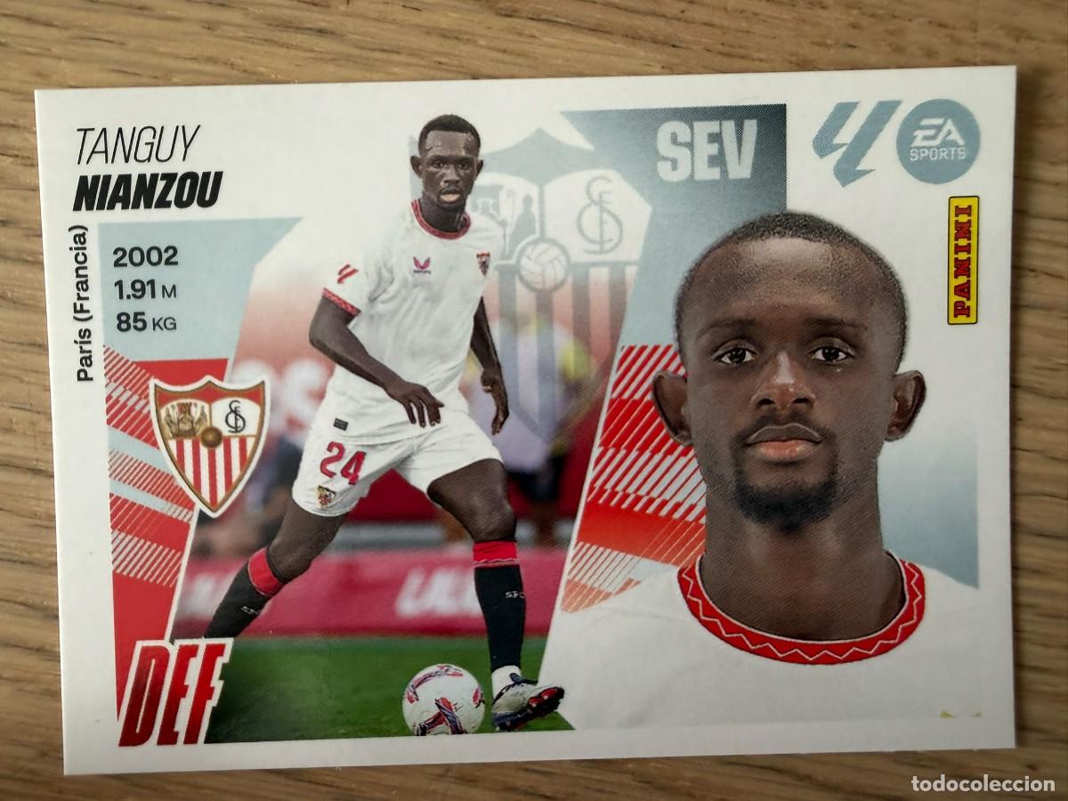 Cromos de f&uacute;tbol: 9 NIANZOU SEVILLA 25 26 2025 2026 LIGA EA SPORTS COLECCIONES ESTE SIN PEGAR STICKER