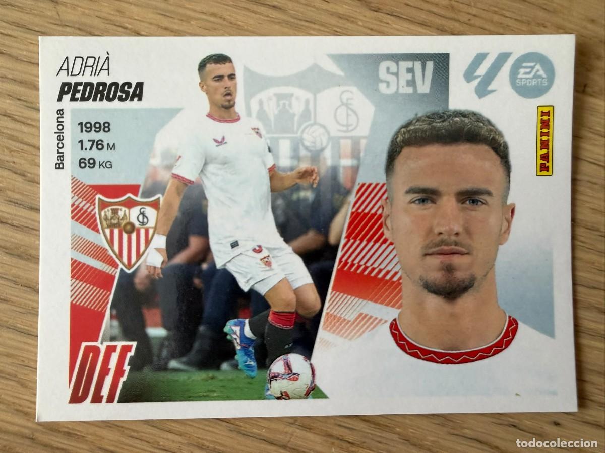 Football Stickers: 10 PEDROSA SEVILLA 25 26 2025 2026 LIGA EA SPORTS COLECCIONES ESTE SIN PEGAR STICKER