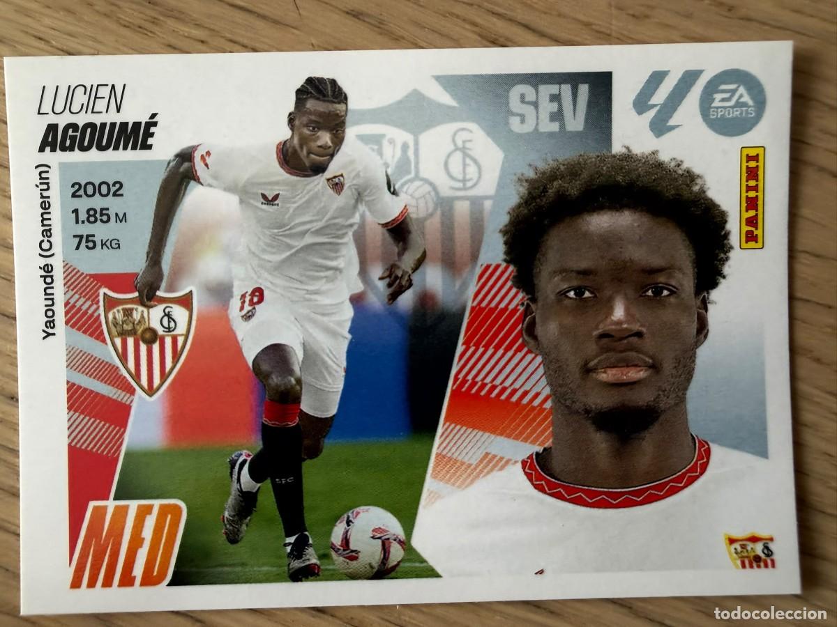 Cromos de f&uacute;tbol: 13 AGOUME SEVILLA 25 26 2025 2026 LIGA EA SPORTS COLECCIONES ESTE SIN PEGAR STICKER