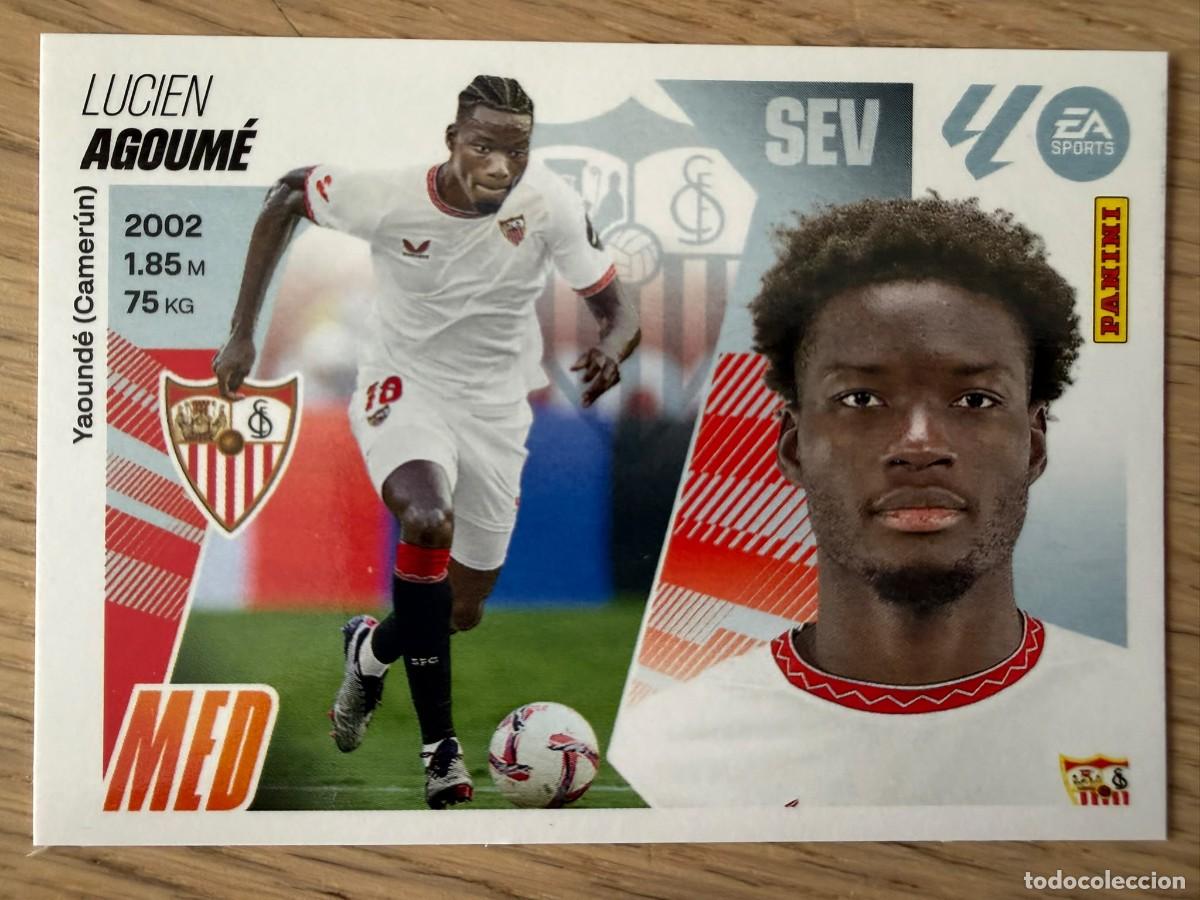 Cromos de f&uacute;tbol: 13 AGOUME SEVILLA 25 26 2025 2026 LIGA EA SPORTS COLECCIONES ESTE SIN PEGAR STICKER