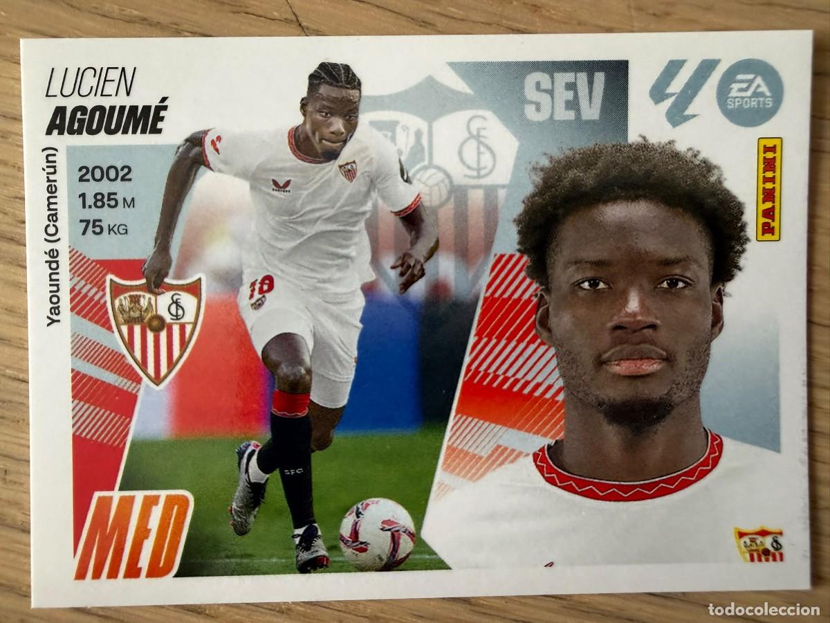 Cromos de f&uacute;tbol: 13 AGOUME SEVILLA 25 26 2025 2026 LIGA EA SPORTS COLECCIONES ESTE SIN PEGAR STICKER