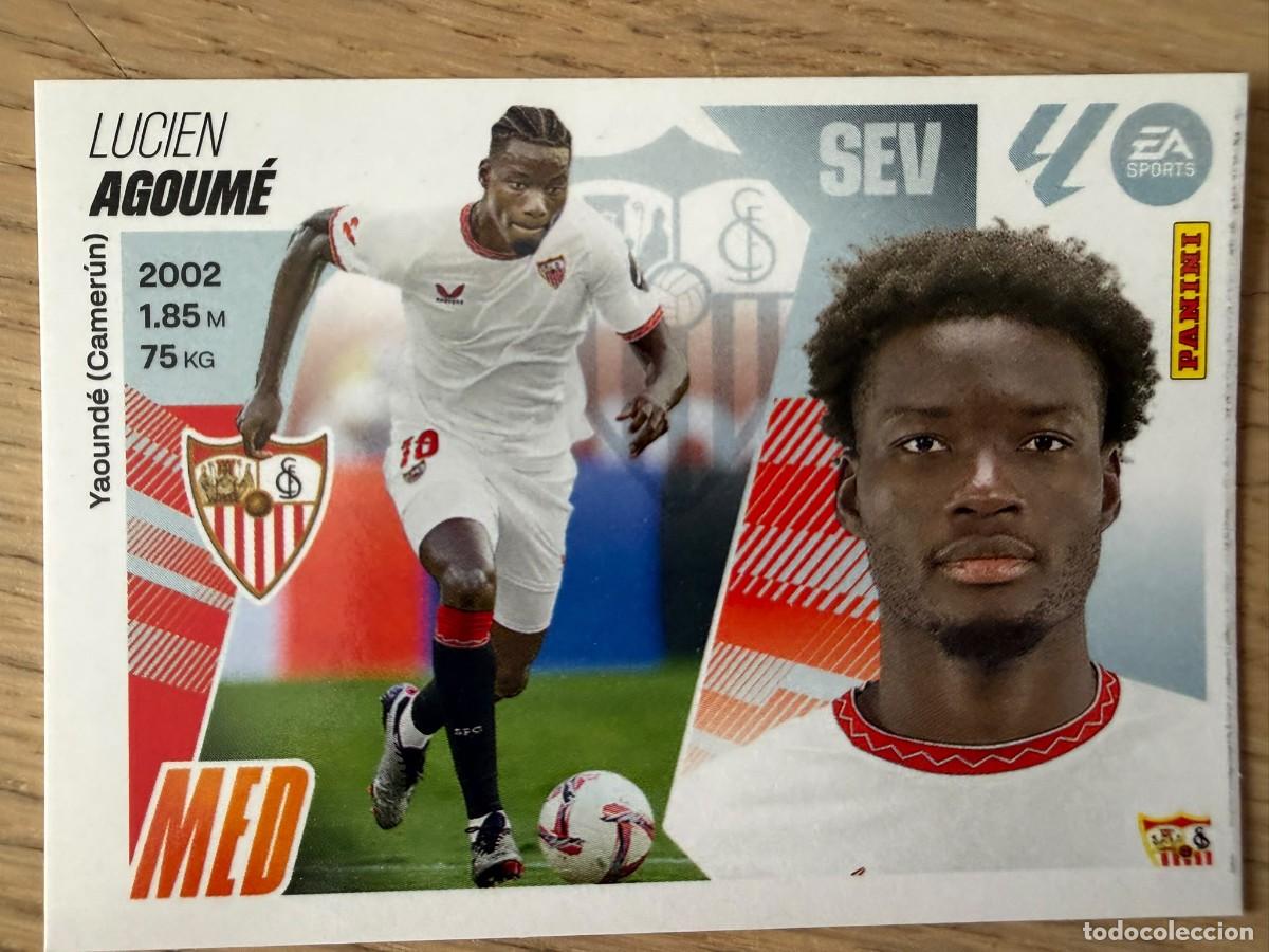 Cromos de f&uacute;tbol: 13 AGOUME SEVILLA 25 26 2025 2026 LIGA EA SPORTS COLECCIONES ESTE SIN PEGAR STICKER