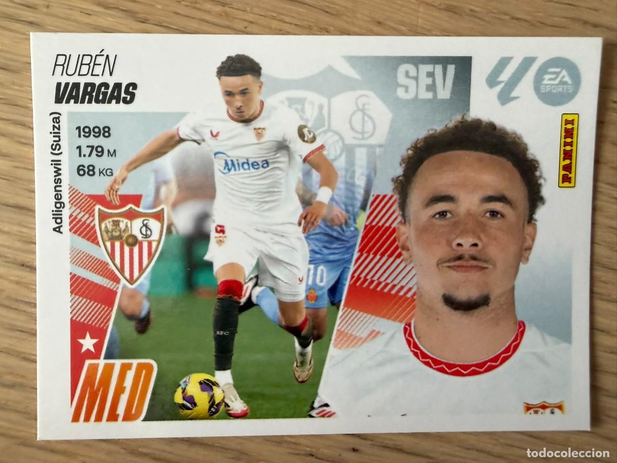 Cromos de f&uacute;tbol: 14 VARGAS SEVILLA 25 26 2025 2026 LIGA EA SPORTS COLECCIONES ESTE SIN PEGAR STICKER