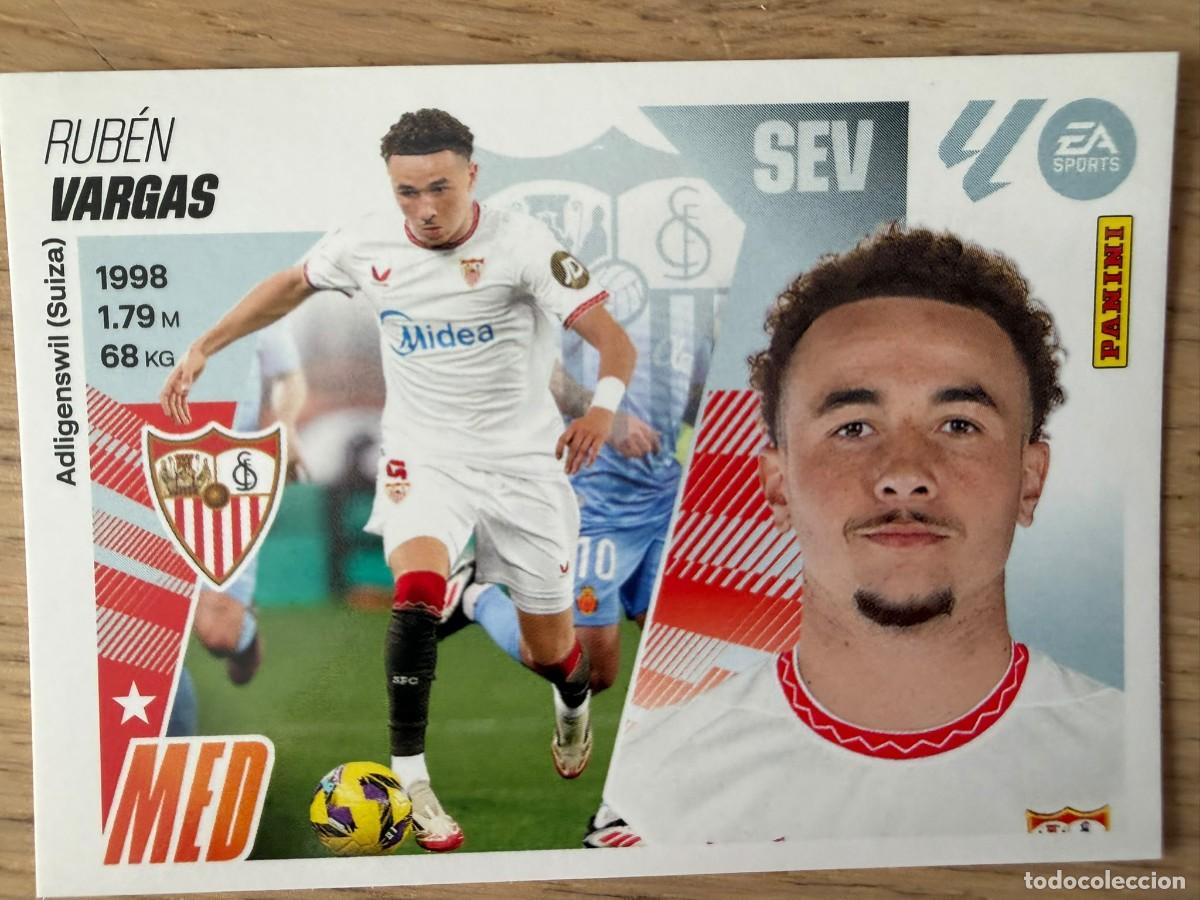 Cromos de f&uacute;tbol: 14 VARGAS SEVILLA 25 26 2025 2026 LIGA EA SPORTS COLECCIONES ESTE SIN PEGAR STICKER