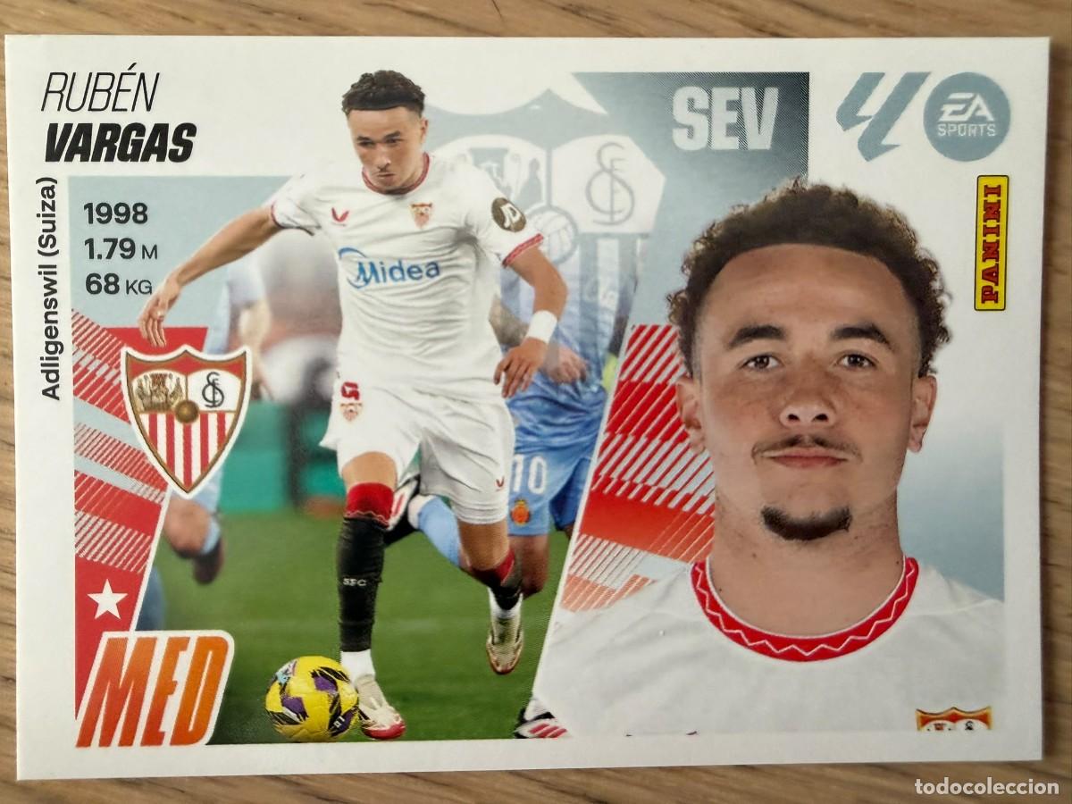 Cromos de f&uacute;tbol: 14 VARGAS SEVILLA 25 26 2025 2026 LIGA EA SPORTS COLECCIONES ESTE SIN PEGAR STICKER