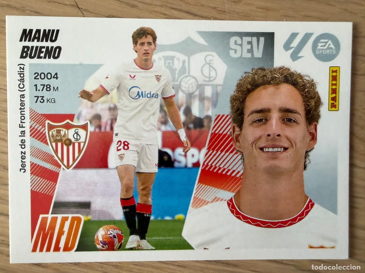 Cromos de f&uacute;tbol: 15 MANU BUENO SEVILLA 25 26 2025 2026 LIGA EA SPORTS COLECCIONES ESTE SIN PEGAR STICKER