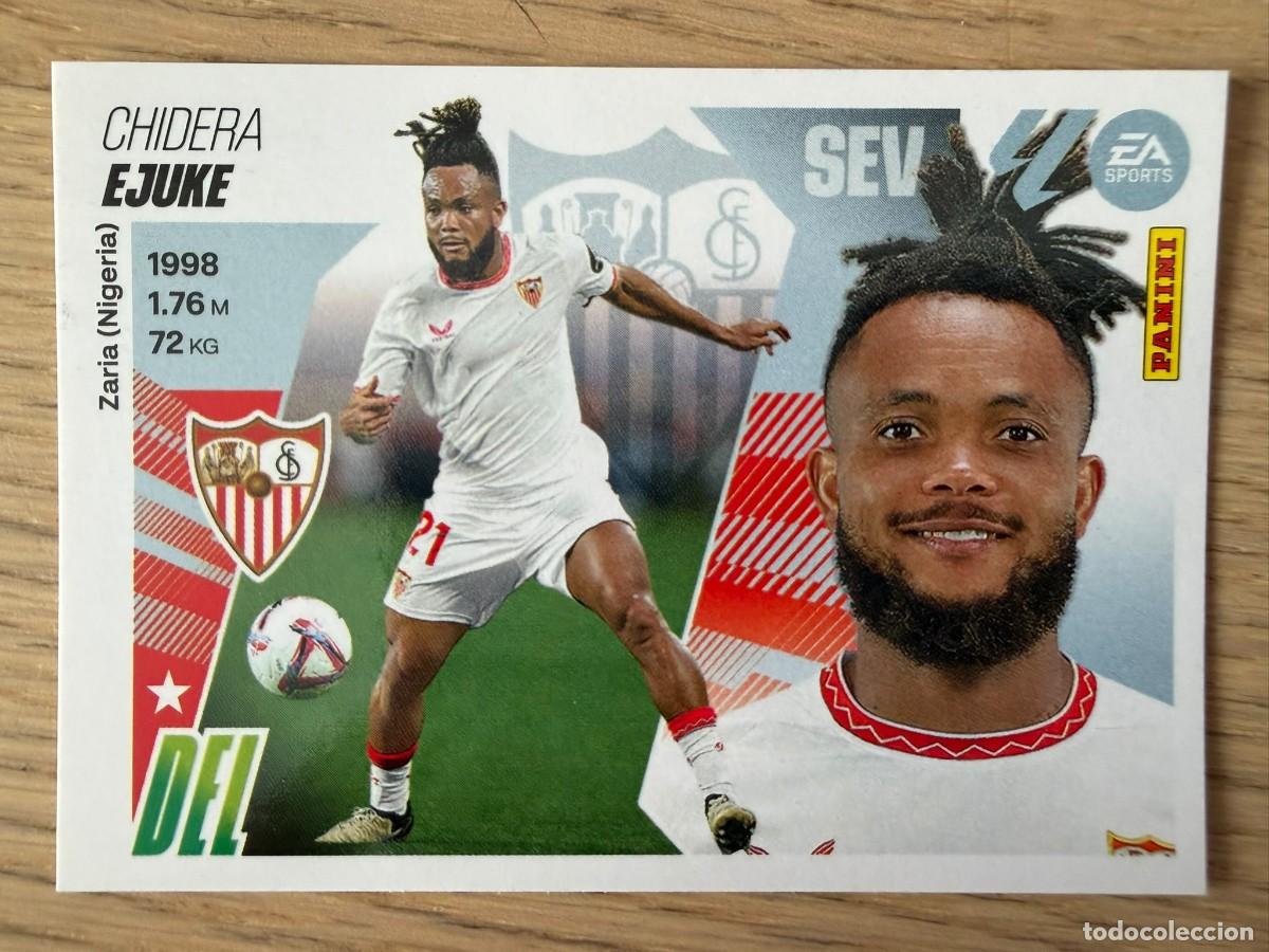 Cromos de f&uacute;tbol: 17 EJUKE SEVILLA 25 26 2025 2026 LIGA EA SPORTS COLECCIONES ESTE SIN PEGAR STICKER