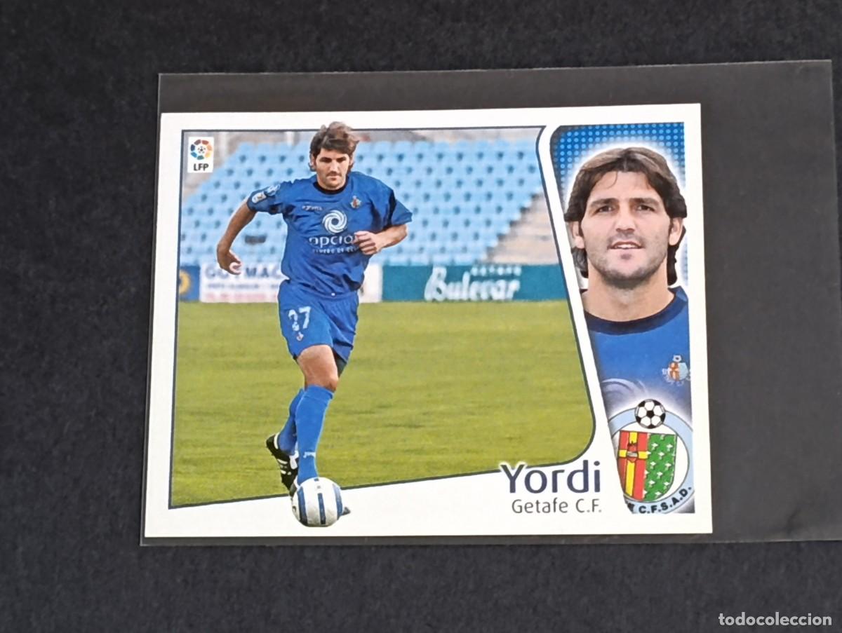 Cromos de f&uacute;tbol: YORDI GETAFE CF - COLECCIONES EDICIONES ESTE LA LIGA 2004 2005 - PANINI 04 05 SIN PEGAR