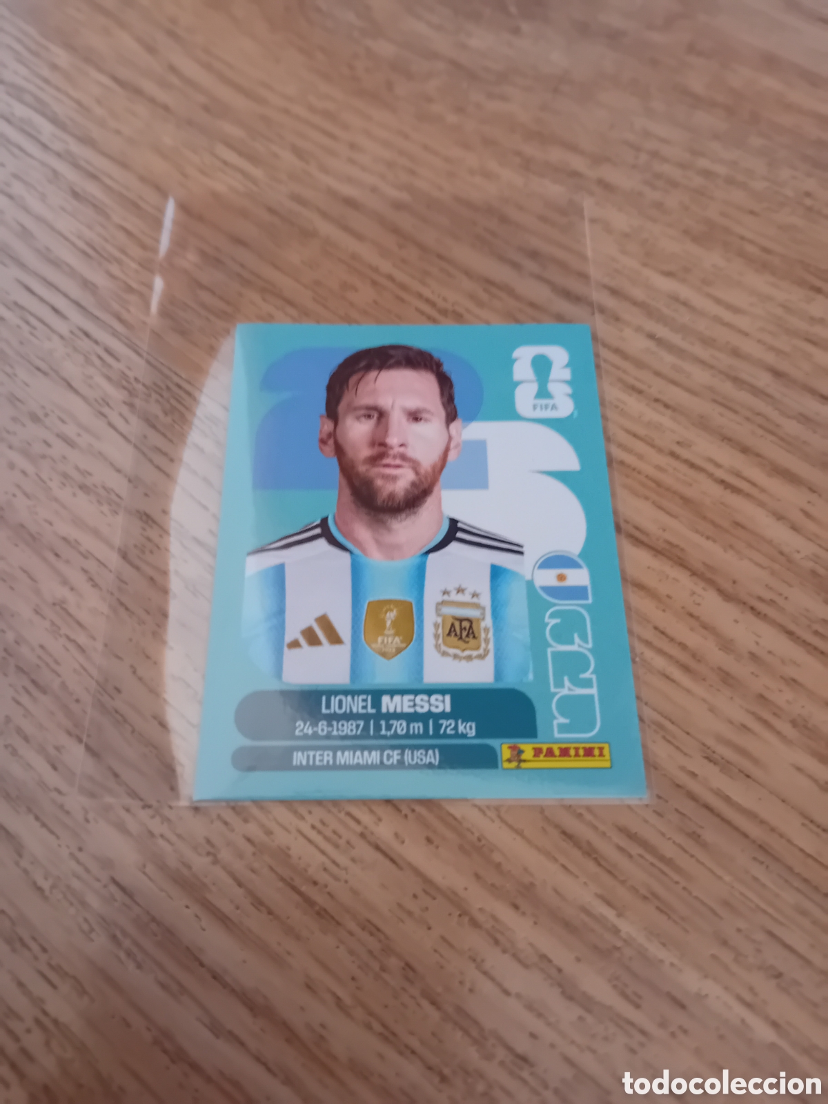 Figurine di Calcio: Messi Arg 17 Argentina Mundial World Cup 26 2026 Panini Nuevo
