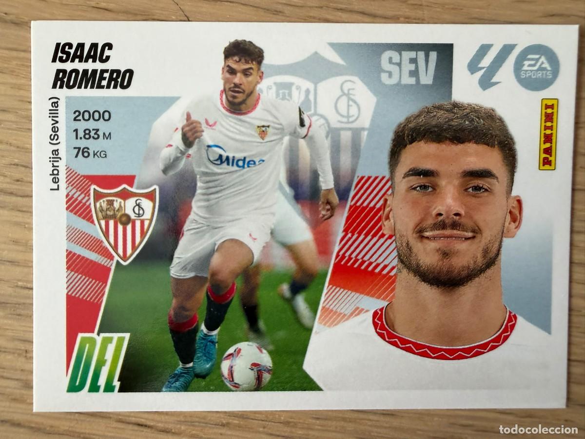 Figurine di Calcio: 19 ISAAC ROMERO SEVILLA 25 26 2025 2026 LIGA EA SPORTS COLECCIONES ESTE SIN PEGAR STICKER