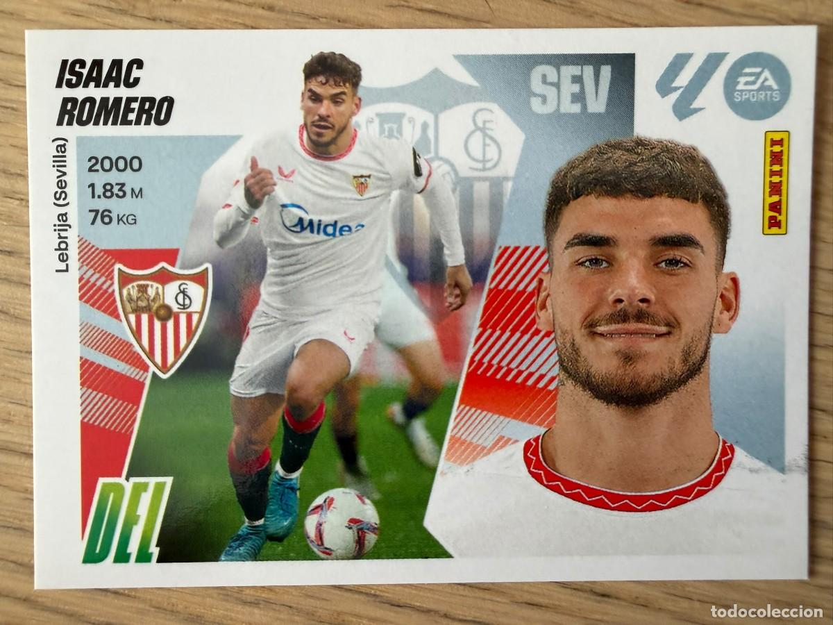 Figurine di Calcio: 19 ISAAC ROMERO SEVILLA 25 26 2025 2026 LIGA EA SPORTS COLECCIONES ESTE SIN PEGAR STICKER