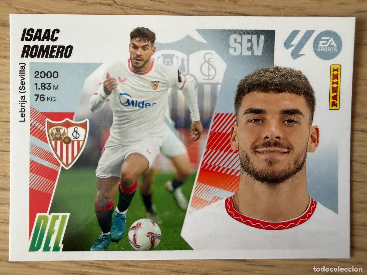 Cromos de f&uacute;tbol: 19 ISAAC ROMERO SEVILLA 25 26 2025 2026 LIGA EA SPORTS COLECCIONES ESTE SIN PEGAR STICKER