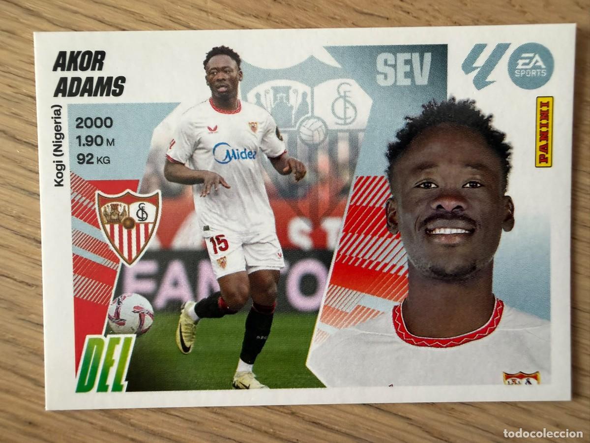 Football Stickers: 20A 20 A AKOR ADAMS SEVILLA 25 26 2025 2026 LIGA EA SPORTS COLECCIONES ESTE SIN PEGAR STICKER