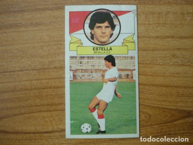 Football Stickers: CROMO ALBUM LIGA ESTE 85 86 FICHAJE N&ordm; 22 ESTELLA (SEVILLA) FICHAJES - DESPEGADO - 1985 1986