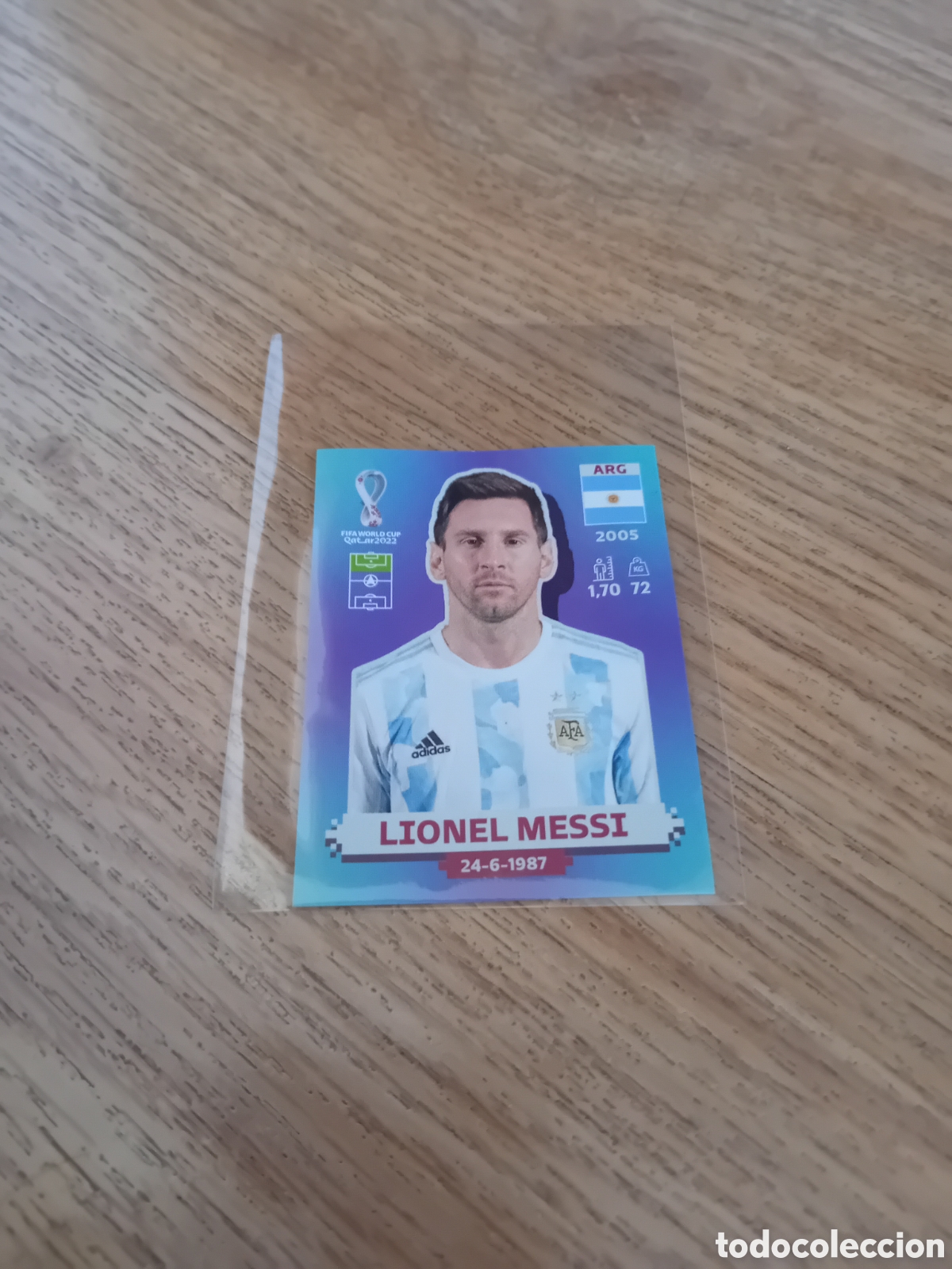 Cromos de f&uacute;tbol: Messi Arg 20 Argentina Mundial World Cup Qatar 22 2022 Panini Nuevo