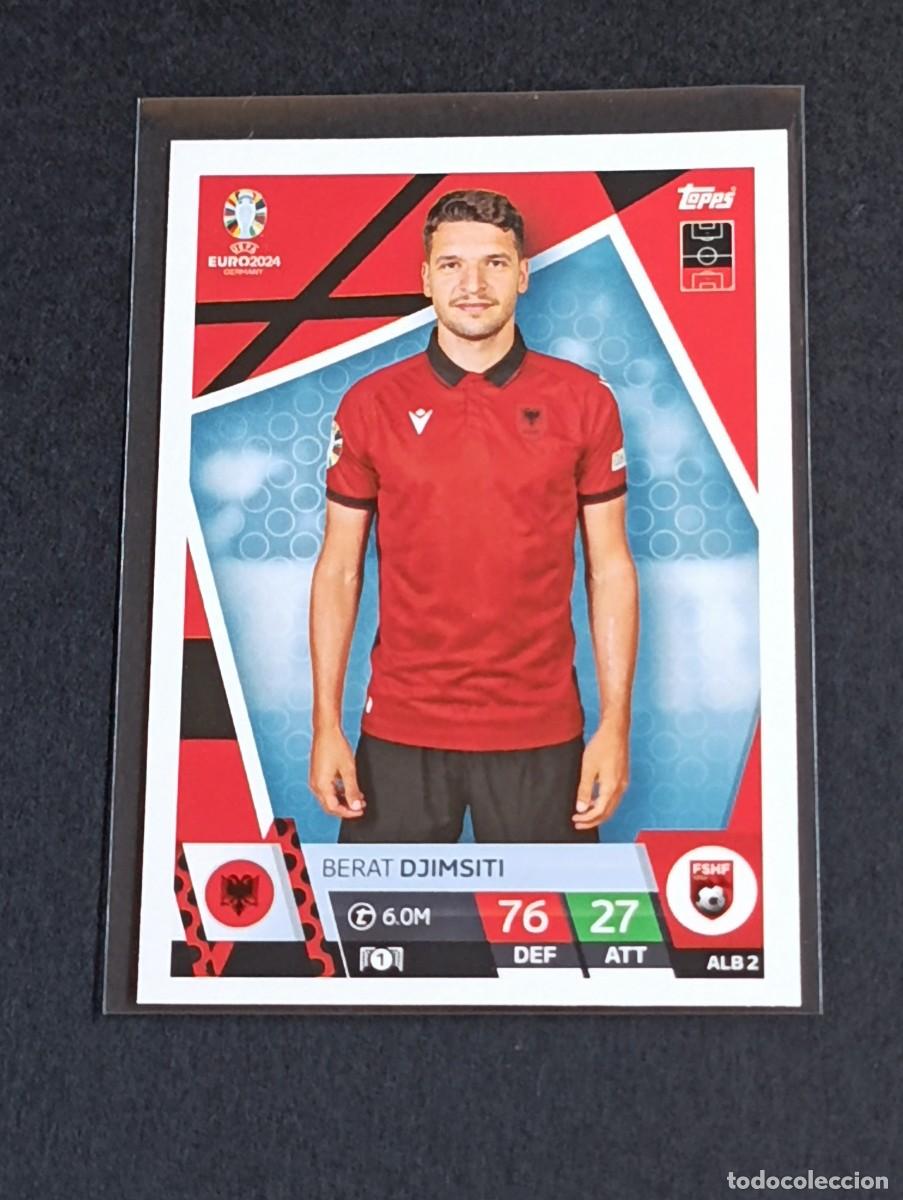 Cromos de f&uacute;tbol: DJIMSITI #ALB 2 ALBANIA - TOPPS EUROCOPA 2024 MATCH ATTAX - UEFA EURO GERMANY 24 ALB2