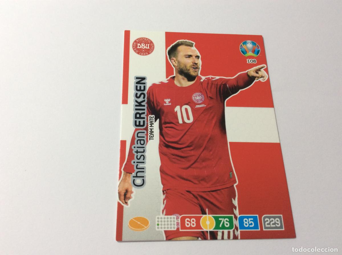 Cromos de f&uacute;tbol: 108 Christian Eriksen Dinamarca UEFA Euro 2020 Preview Adrenalyn XL Panini