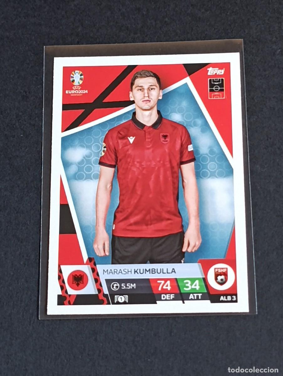 Cromos de f&uacute;tbol: KUMBULLA #ALB 3 ALBANIA - TOPPS EUROCOPA 2024 MATCH ATTAX - UEFA EURO GERMANY 24 ALB3