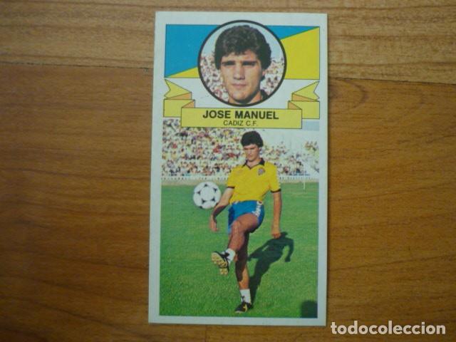 Cromos de f&uacute;tbol: CROMO ALBUM LIGA ESTE 85 86 FICHAJE N&ordm; 37 JOSE MANUEL (CADIZ) FICHAJES NUNCA PEGADO - 1985 1986
