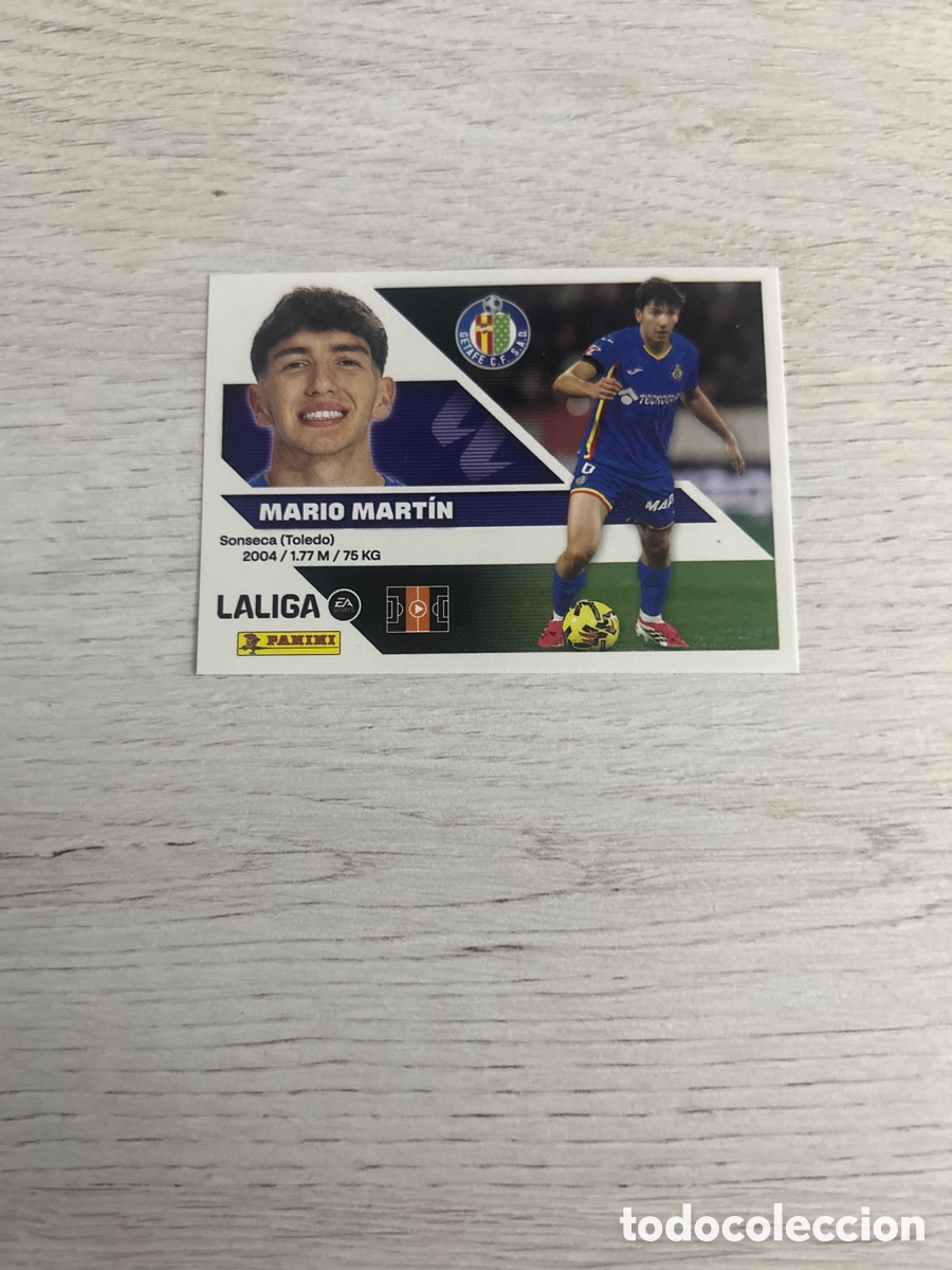 Cromos de f&uacute;tbol: Mario Mart&iacute;n 11 Getafe Liga Este 2026/27 26-27 Panini