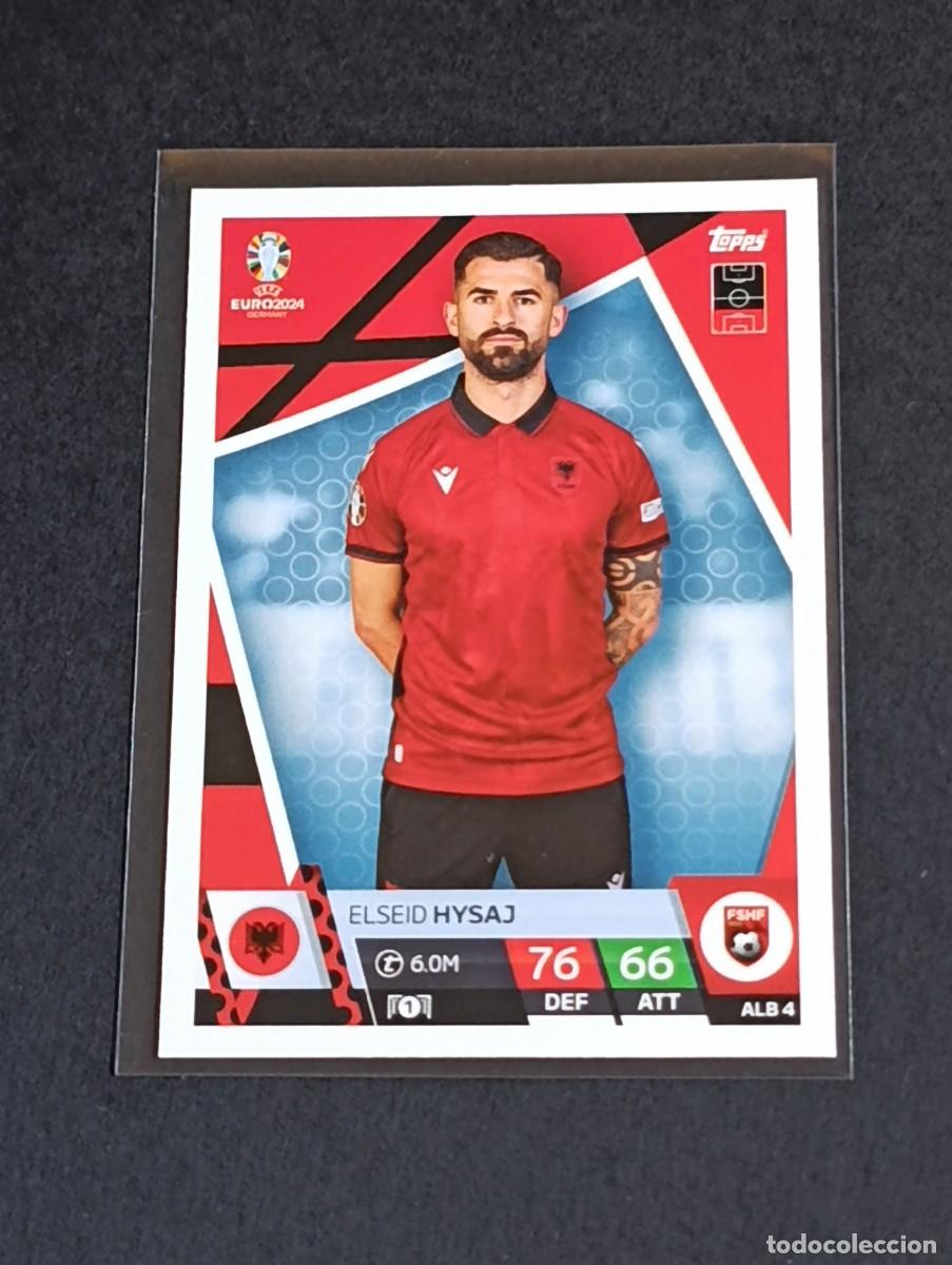 Cromos de f&uacute;tbol: HYSAJ #ALB 4 ALBANIA - TOPPS EUROCOPA 2024 MATCH ATTAX - UEFA EURO GERMANY 24 ALB4