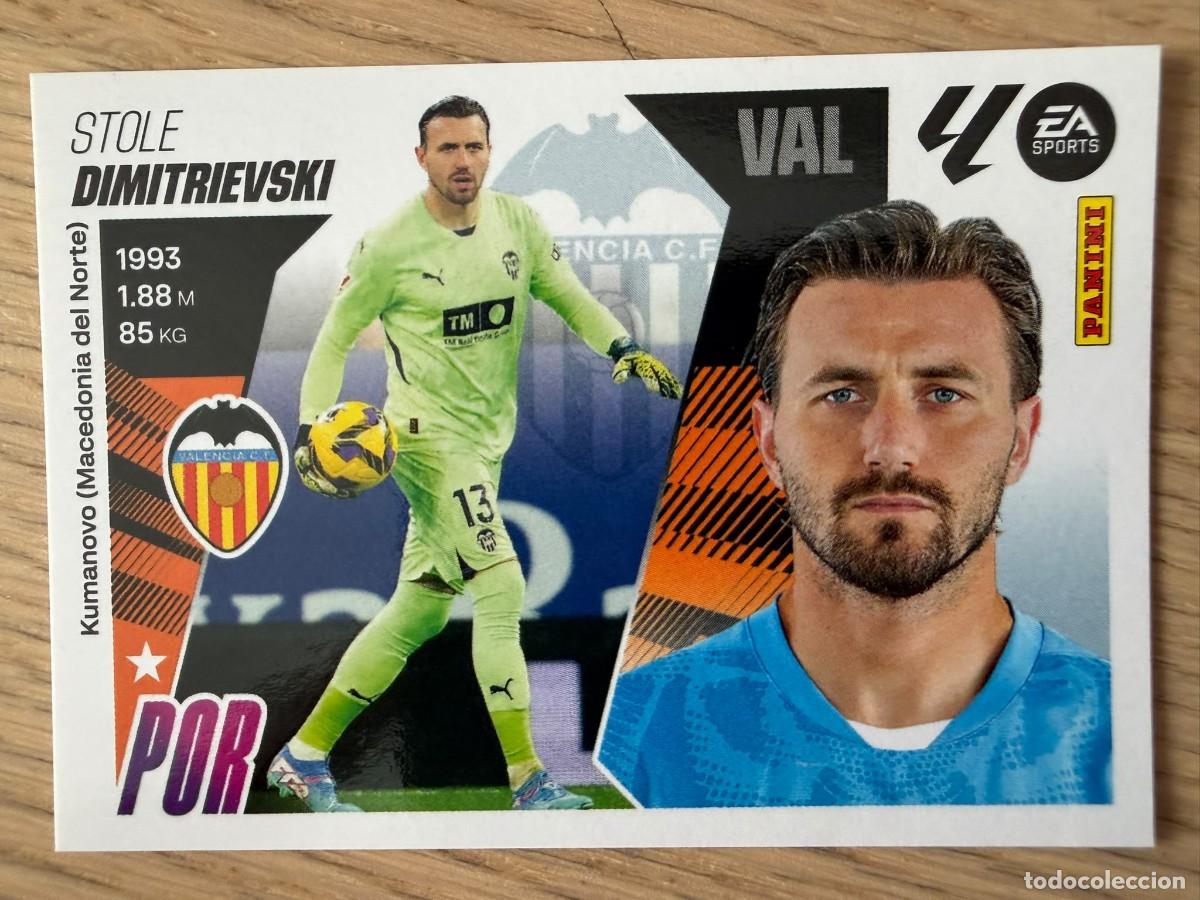 Cromos de f&uacute;tbol: 3 DIMITRIEVSKI VALENCIA 25 26 2025 2026 LIGA EA SPORTS COLECCIONES ESTE SIN PEGAR STICKER
