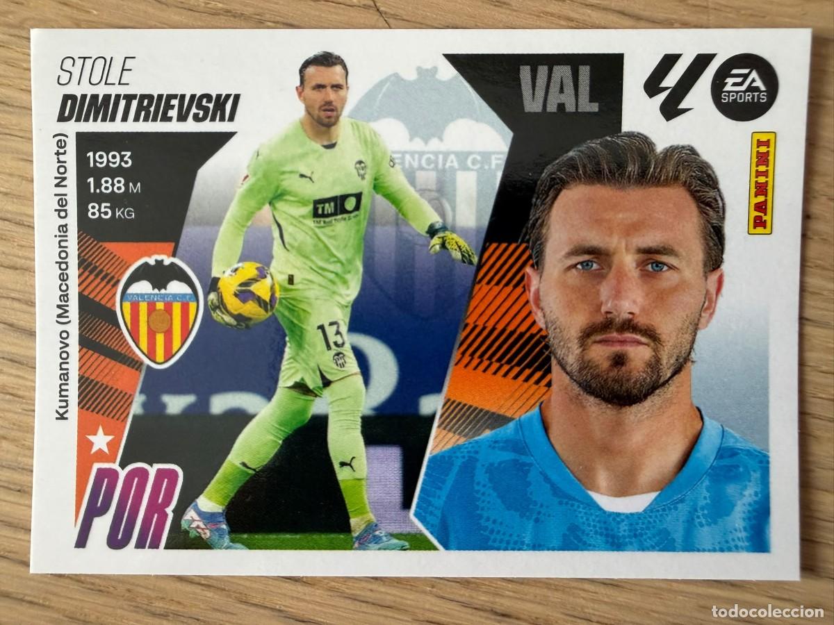 Cromos de f&uacute;tbol: 3 DIMITRIEVSKI VALENCIA 25 26 2025 2026 LIGA EA SPORTS COLECCIONES ESTE SIN PEGAR STICKER
