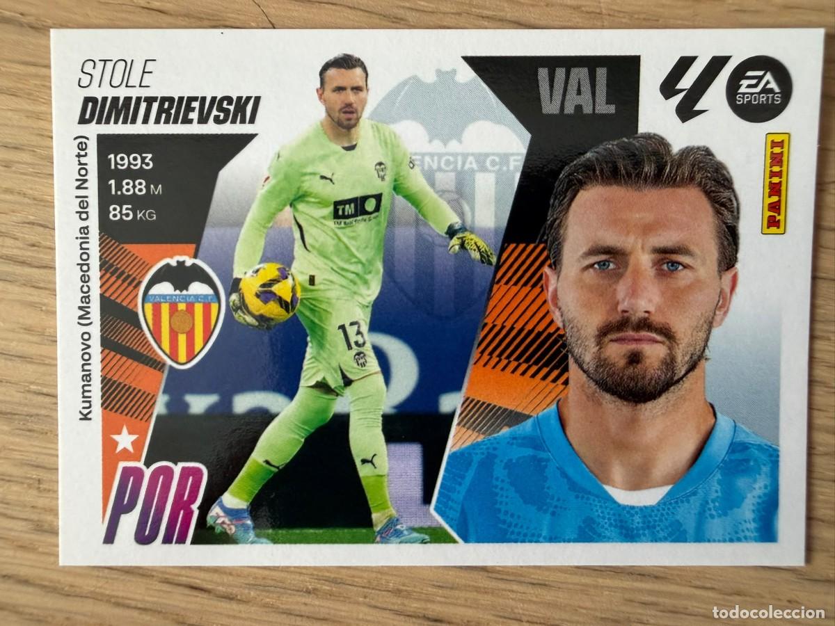 Cromos de f&uacute;tbol: 3 DIMITRIEVSKI VALENCIA 25 26 2025 2026 LIGA EA SPORTS COLECCIONES ESTE SIN PEGAR STICKER