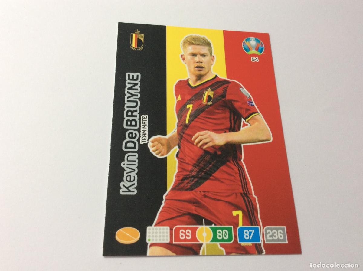 Cromos de f&uacute;tbol: 54 Kevin De Bruyne B&eacute;lgica Wonderkid UEFA Euro 2020 Preview Adrenalyn XL Panini
