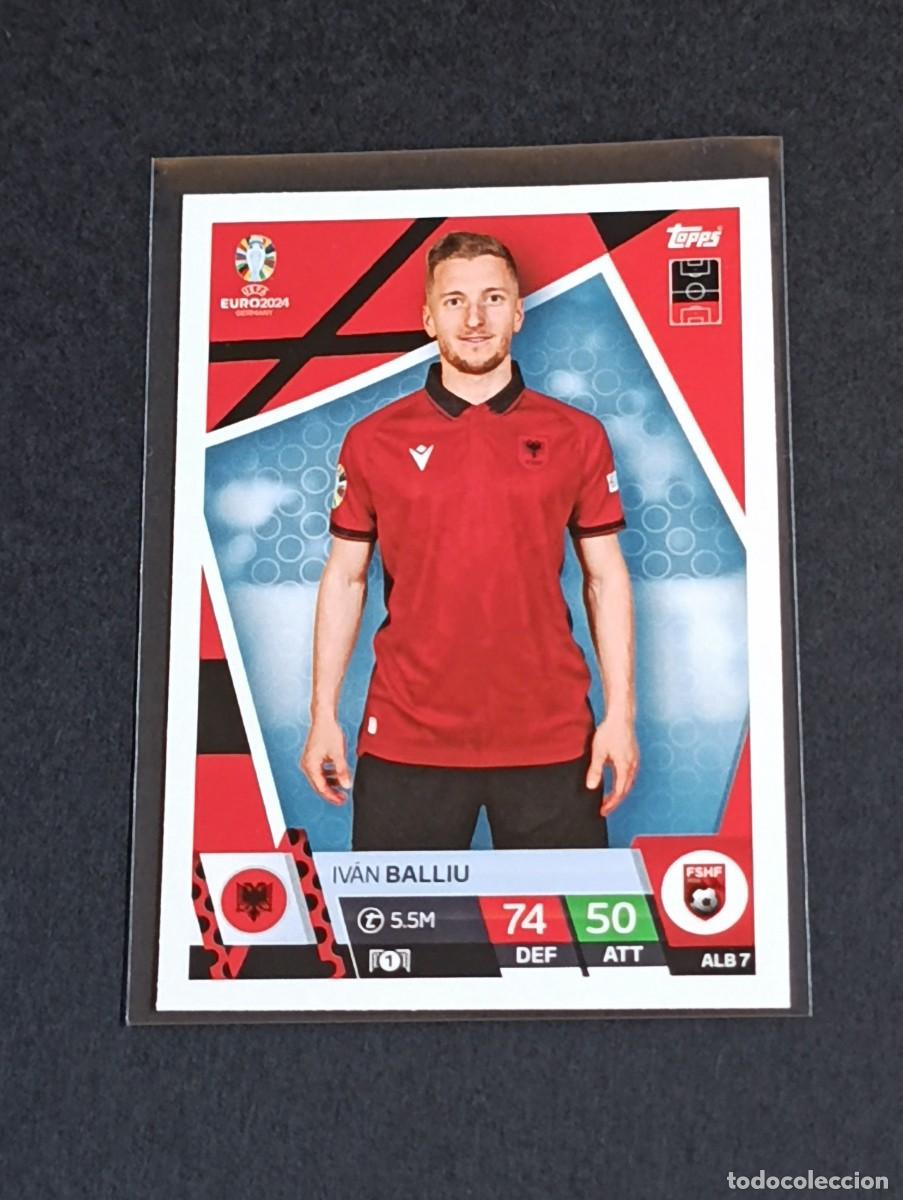 Cromos de f&uacute;tbol: BALLIU #ALB 7 ALBANIA - TOPPS EUROCOPA 2024 MATCH ATTAX - UEFA EURO GERMANY 24 ALB7