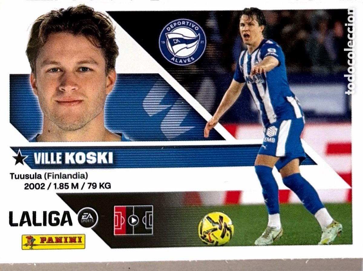 Cromos de f&uacute;tbol: 6.- Koski (ALAVES) - COLECCIONES ESTE 2026/27 (PANINI)
