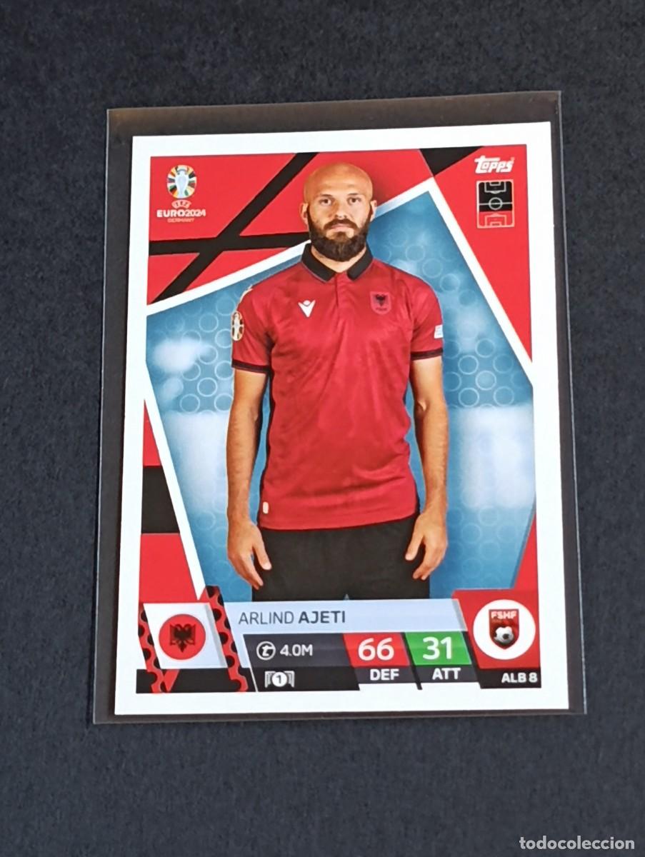 Cromos de f&uacute;tbol: AJETI #ALB 8 ALBANIA - TOPPS EUROCOPA 2024 MATCH ATTAX - UEFA EURO GERMANY 24 ALB8