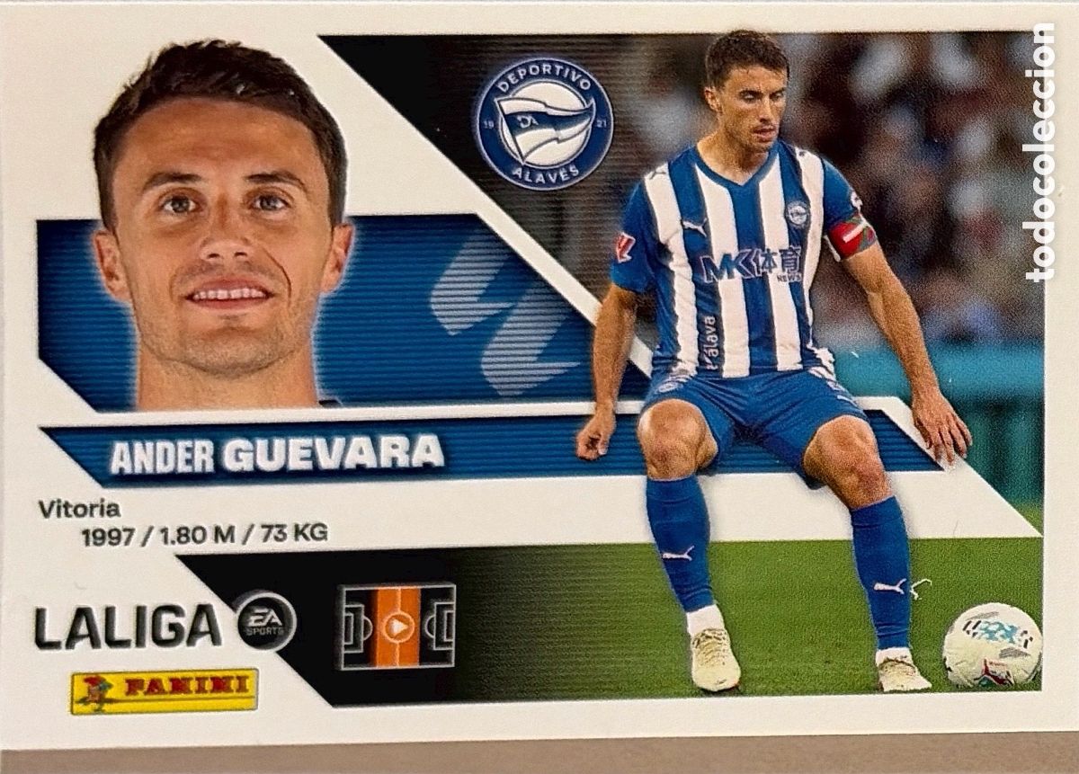 Cromos de f&uacute;tbol: 13.- Guevara (ALAVES) - COLECCIONES ESTE 2026/27 (PANINI)