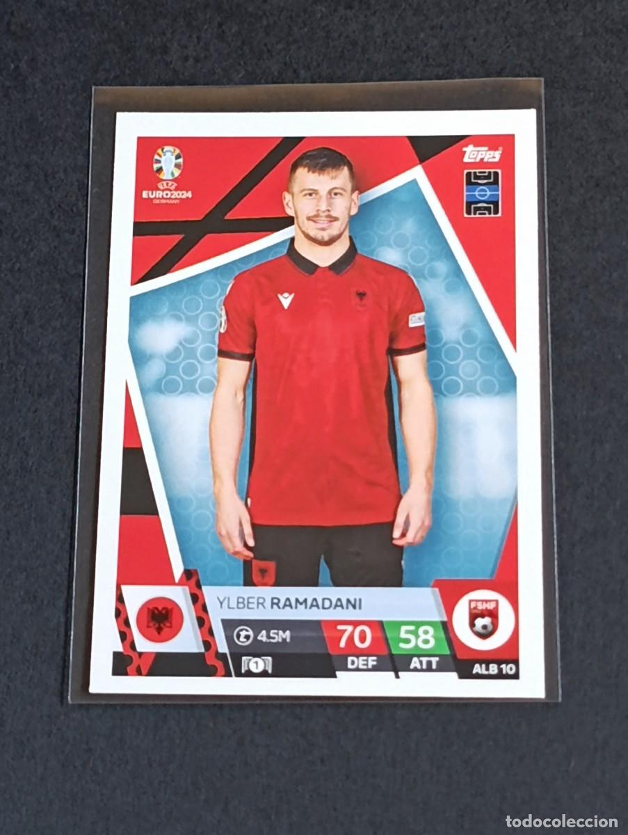 Cromos de f&uacute;tbol: RAMADANI #ALB 10 ALBANIA - TOPPS EUROCOPA 2024 MATCH ATTAX - UEFA EURO GERMANY 24 ALB10