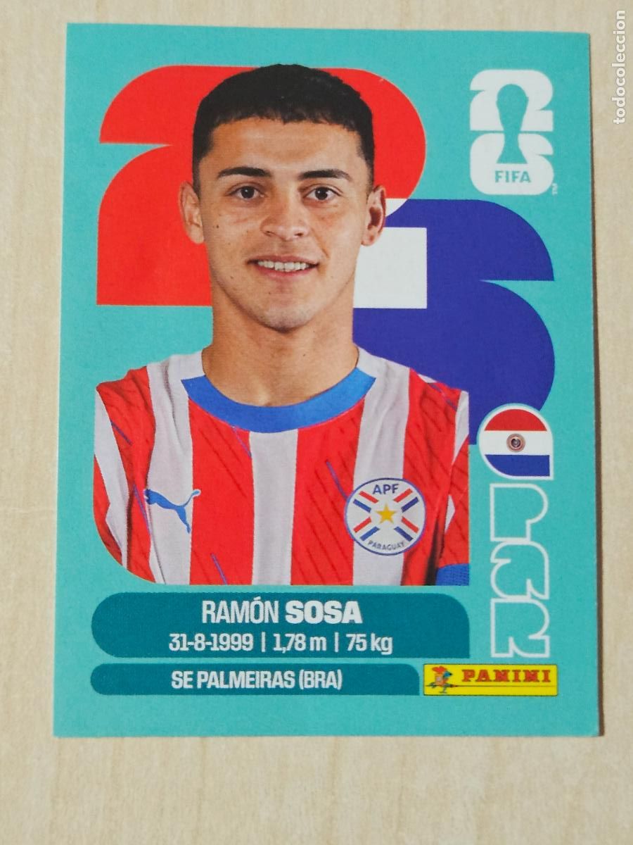 Cromos de f&uacute;tbol: CROMO PAR18 PAR 18 RAMON SOSA PARAGUAY - MUNDIAL FIFA WORLD CUP 2026 STICKER PANINI SIN PEGAR