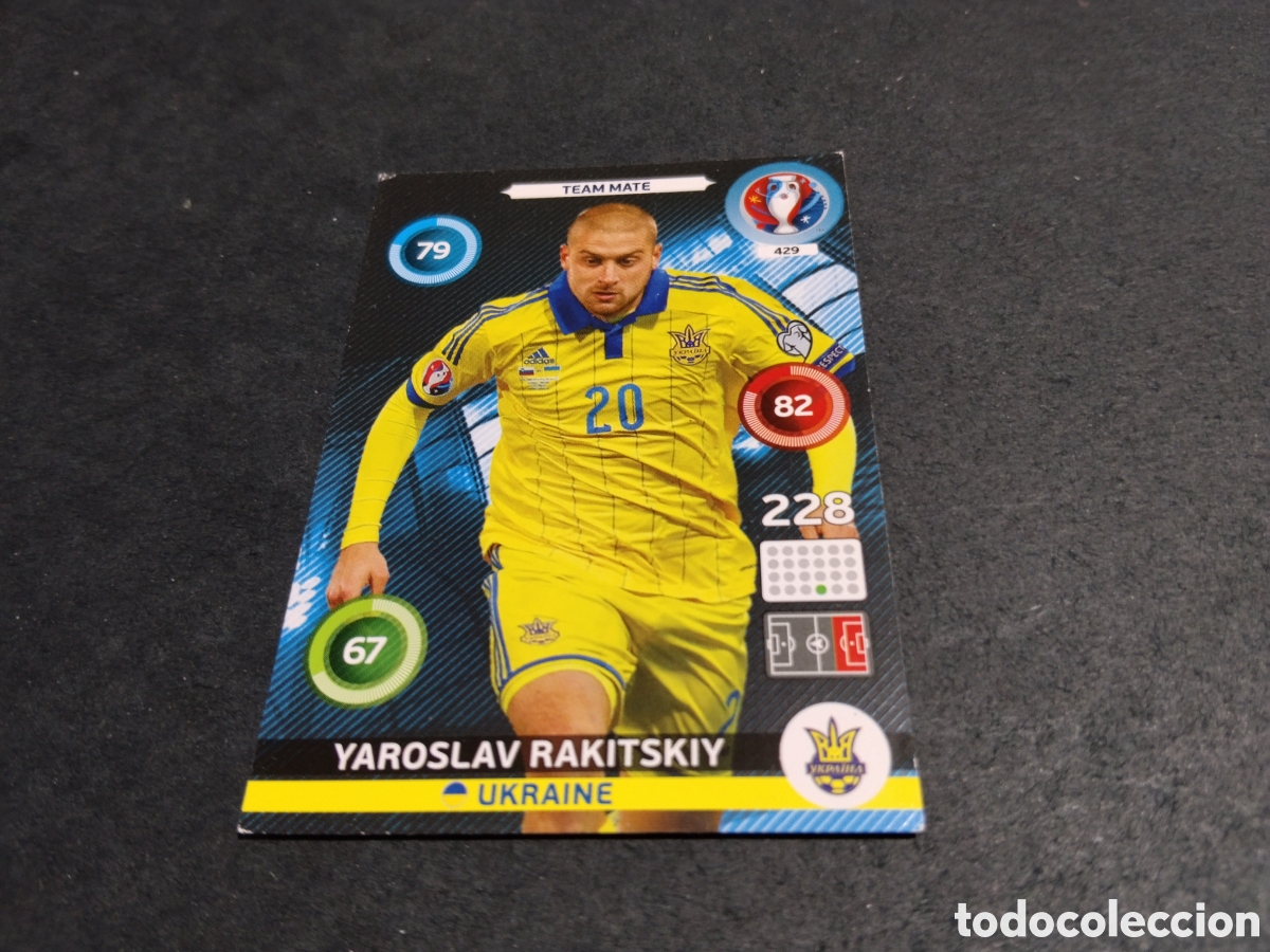 Cromos de f&uacute;tbol: Cromo futbol Yaroslav Rakitskiy, Ucrania