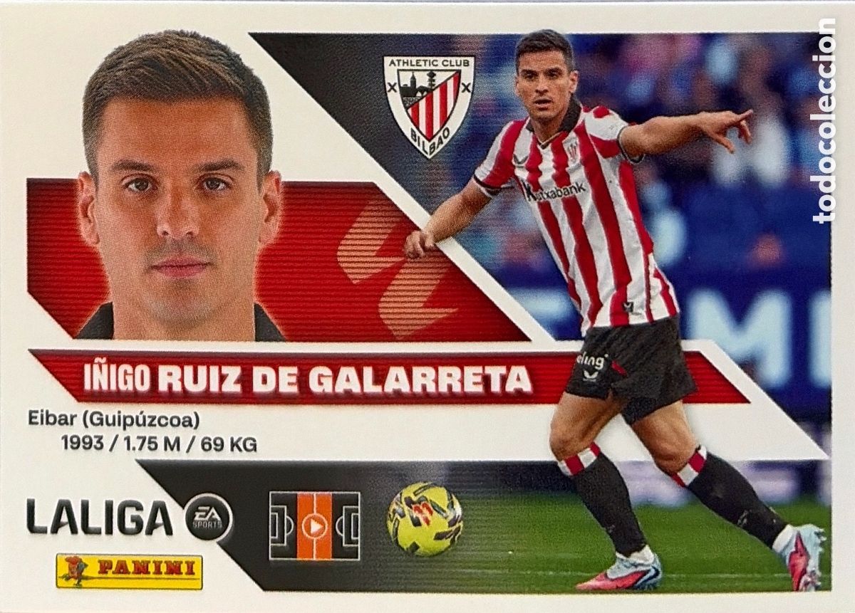 Cromos de f&uacute;tbol: 11.- Ruiz de Galarreta (ATHL. BILBAO) - COLECCIONES ESTE 2026/27 (PANINI)