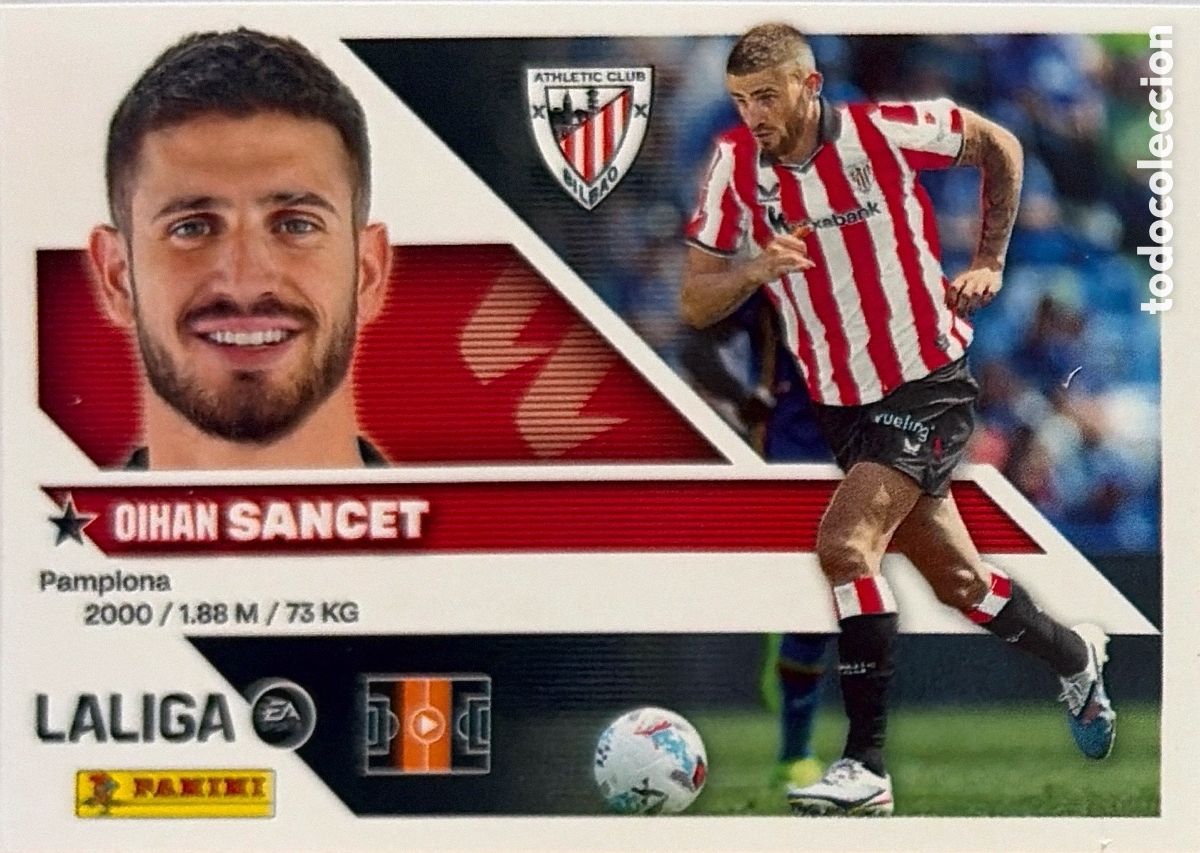 Cromos de f&uacute;tbol: 14.- Sancet (ATHL. BILBAO) - COLECCIONES ESTE 2026/27 (PANINI)