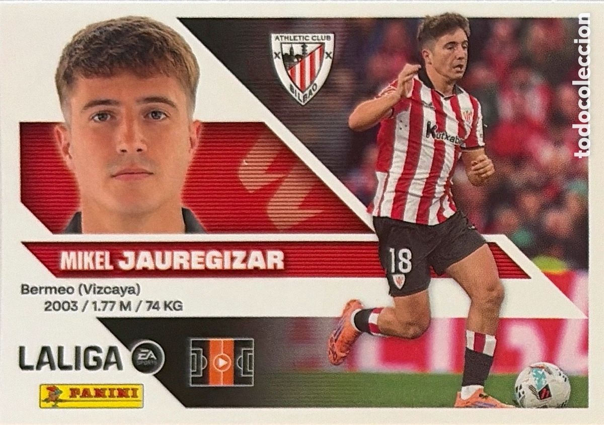 Cromos de f&uacute;tbol: 10.- Jauregizar (ATHL. BILBAO) - COLECCIONES ESTE 2026/27 (PANINI)