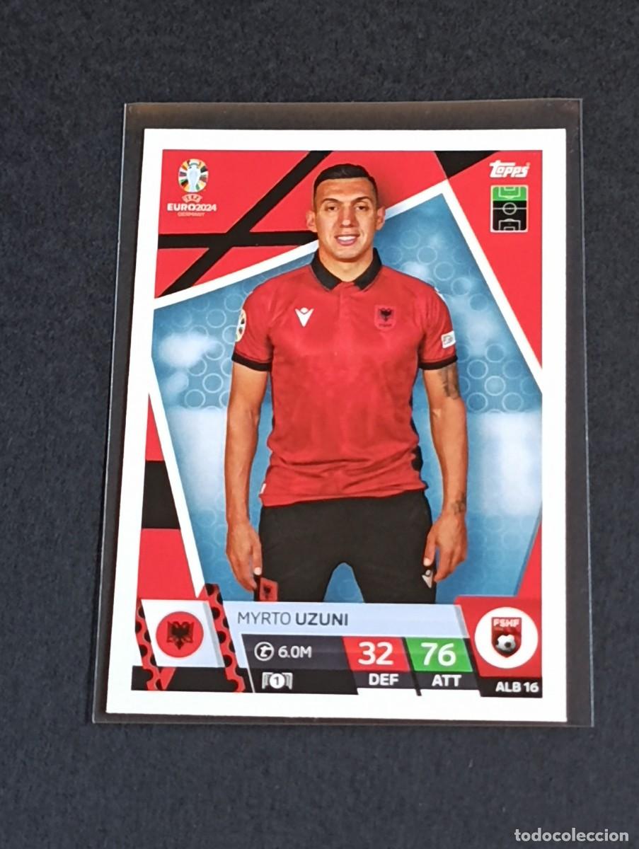 Cromos de f&uacute;tbol: UZUNI #ALB 16 ALBANIA - TOPPS EUROCOPA 2024 MATCH ATTAX - UEFA EURO GERMANY 24 ALB16