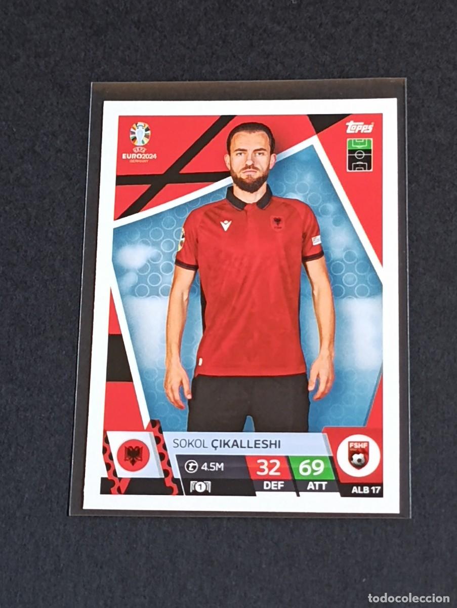 Cromos de f&uacute;tbol: CIKALLESHI #ALB 17 ALBANIA - TOPPS EUROCOPA 2024 MATCH ATTAX - UEFA EURO GERMANY 24 ALB17