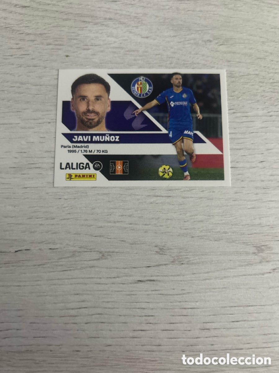 Cromos de f&uacute;tbol: Javi Mu&ntilde;oz 12 Getafe Liga Este 2026/27 26-27 Panini