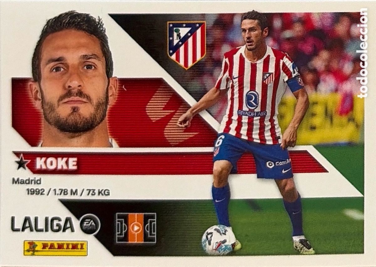 Cromos de f&uacute;tbol: 11.- Koke (ATL. MADRID) - COLECCIONES ESTE 2026/27 (PANINI)