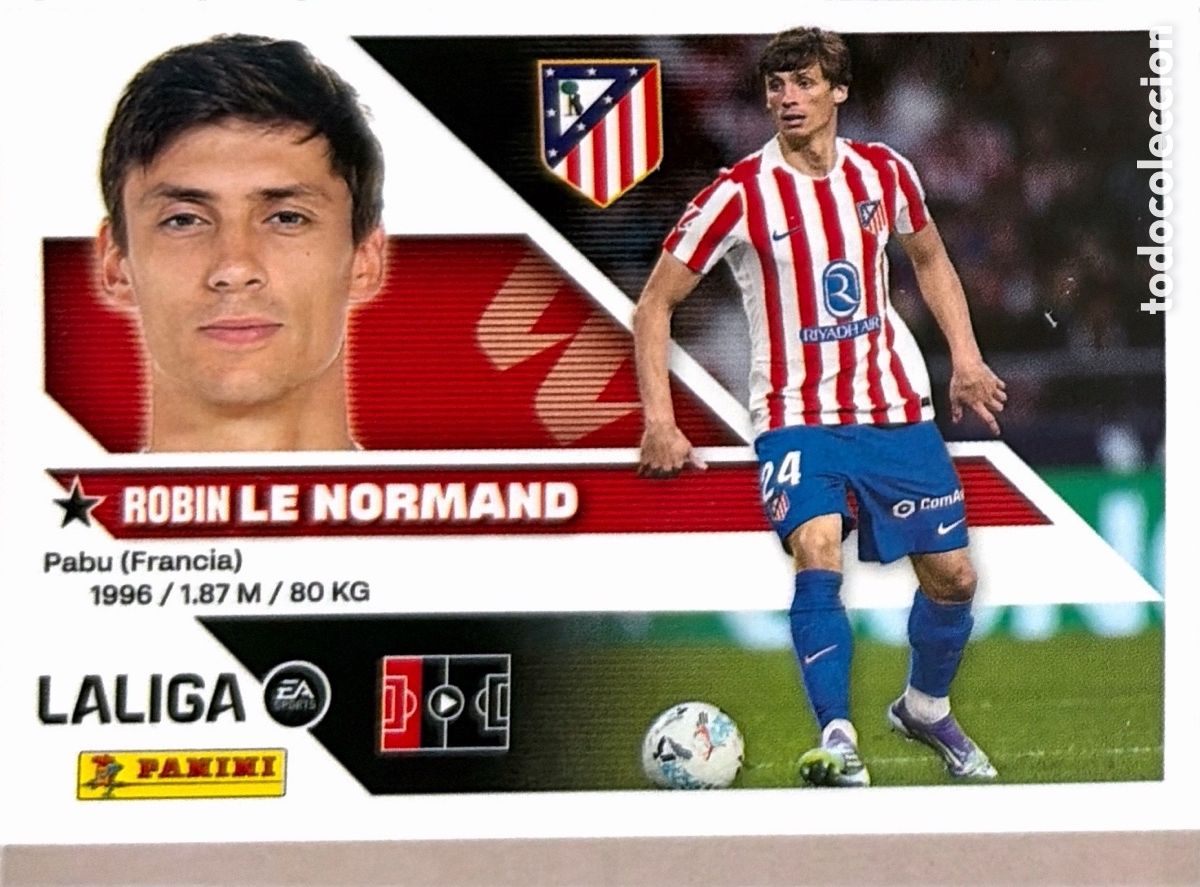 Cromos de f&uacute;tbol: 8A.- Le Normand (ATL. MADRID) - COLECCIONES ESTE 2026/27 (PANINI)
